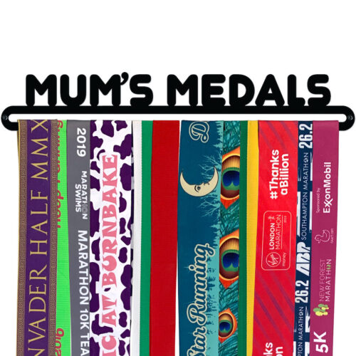 Mums's Medals medal hanger wall display holder running rack sporty gift mum mother's day