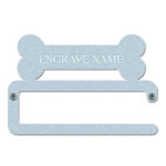 bone personalised engraved dog lead hanger wall display car key holder rack practical gift