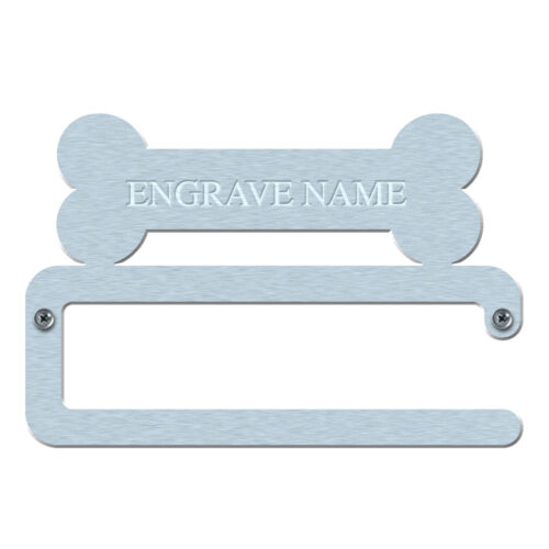 bone personalised engraved dog lead hanger wall display car key holder rack practical gift